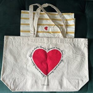 NWOT Sezane Mon Amour Tote
